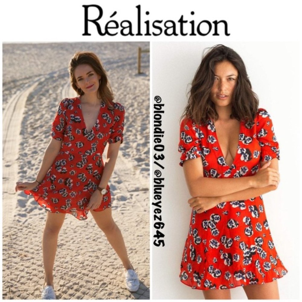 Realisation Par “Ozzie” Dress in Pansy print S